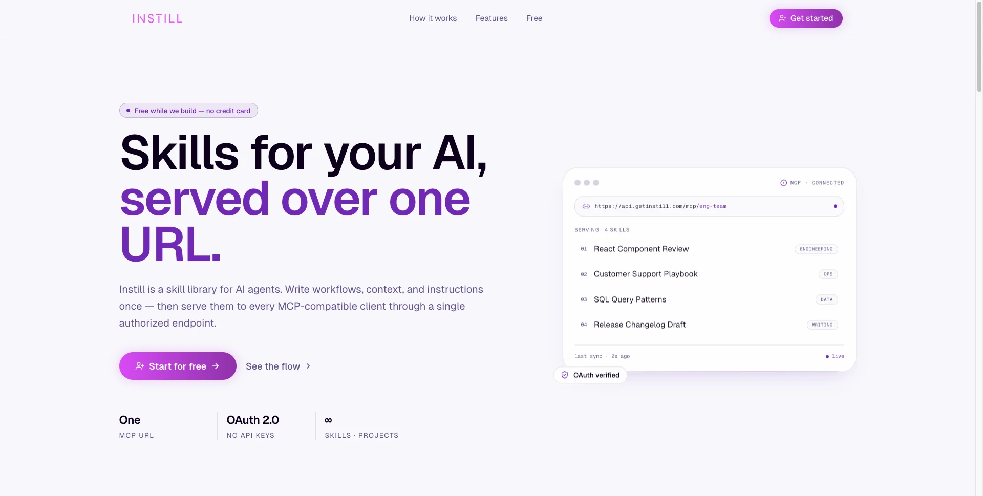 An AI knowledge base your whole team uses via MCP interface preview