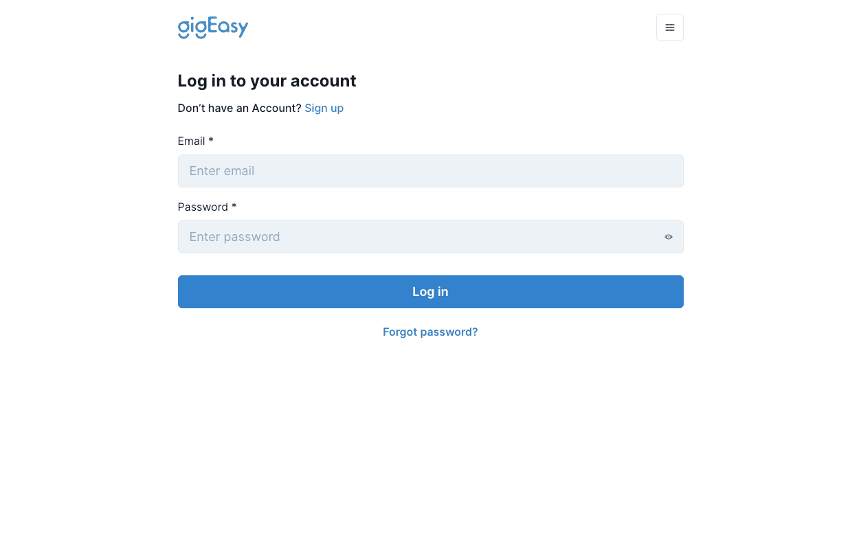 GigEasy screenshot 1