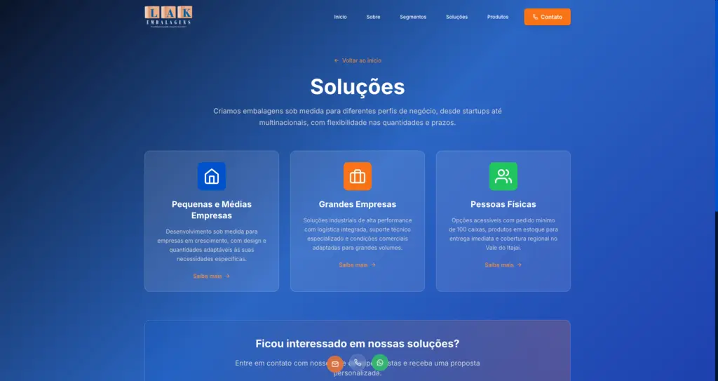 LAK Embalagens screenshot 4