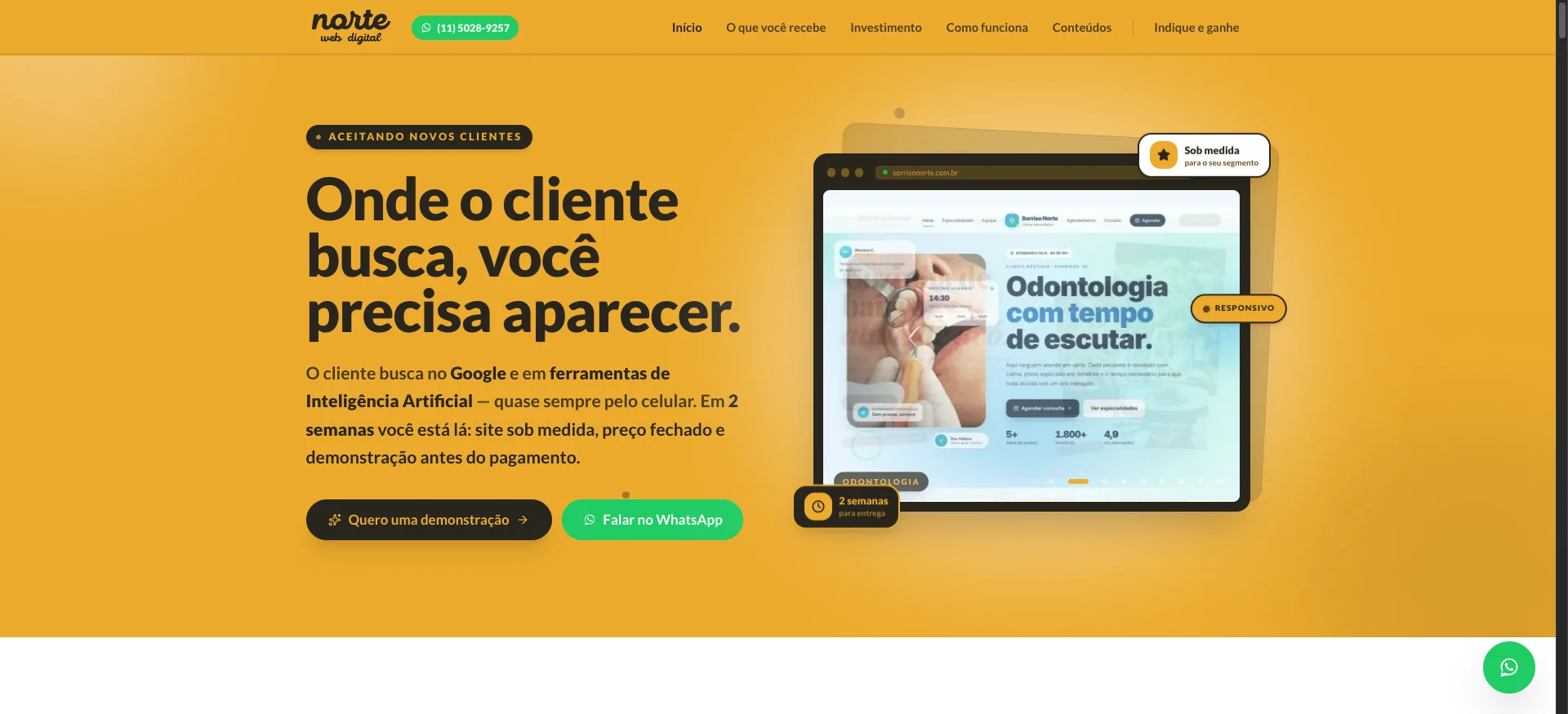 Turned a digital agency's website into its best sales tool